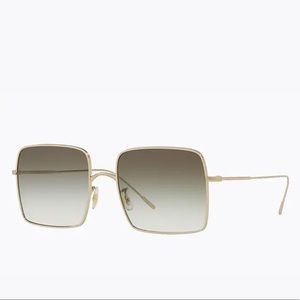 Oliver Peoples - Rassine Green Metal Sunglasses